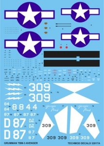 Techmod 32017 - Grumman TBM-3 Avenger (1:32)