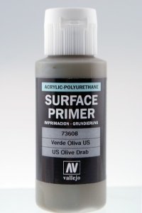 Vallejo 73608 Surface Primer U.S. Olive Drab 60ml