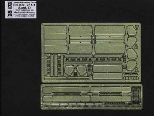 Aber 35173 Sd.Kfz. 251/1 Ausf.D.  cz.7  tylne siedzenia i zasobniki (DRA) (1:35)