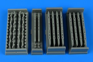Aires 4901 Su-25 Frogfoot wing pylons - late 1/48 Zvezda