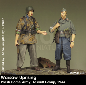 RADO Miniatures RDM35018 Warsaw Uprising, Polish Home Army, Assault Group, 1944 (1:35)