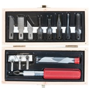 Excel Hobby Tools 44284 Woodworking Set - Wooden Box