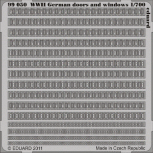 Eduard 99050 German doors and windows WWII 1/700