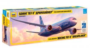  Zvezda 7021 Boening 787-9 Dreamliner 1/144