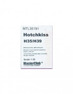 MasterClub MTL-35191 Tracks for Hotchkiss H35/H39 1/35