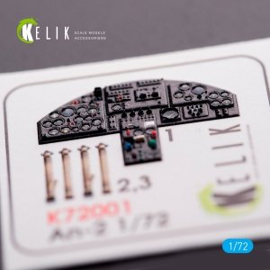 KELIK K72001 AN-2 COLT INTERIOR 3D DECALS FOR TRUMPETER KIT 1/72