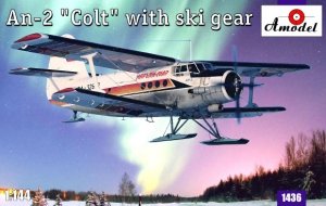 Amodel 01436 An-2 Colt On Ski Gear (1:144)