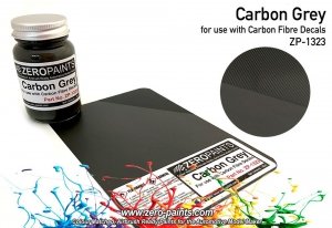 Zero Paints ZP-1323 Carbon Grey (Carbon Fibre Grey) Paint 60ml