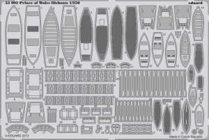 Eduard 53092 Prince of Wales lifeboats Tamiya 1/350