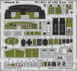 Eduard FE1450 B-24J HOBBY BOSS 1/48