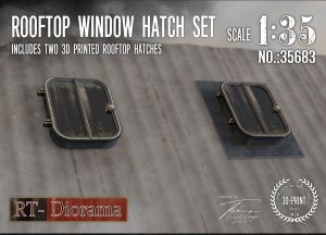 RT-Diorama 35683 Rooftop Window Hatch Set 1/35