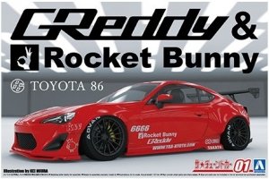 Aoshima 06186 Toyota 86 '12 GReddy&Rocket Bunny Enkei Ver. (Toyota) 1/24