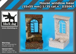 Black Dog D35067 House window base 1/35