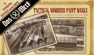Das Werk DWA023 Tactical Numbers Paint Masks