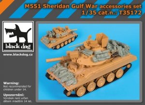 Black Dog T35172 M 551 Sheridan Gulf War accessories set 1/35