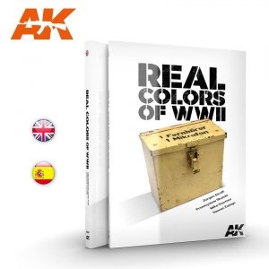 AK Interactive AK187 REAL COLORS OF WWII (English)