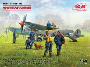 ICM DS4802  WWII RAF Airfield Pilots and Ground Personnel 1/48