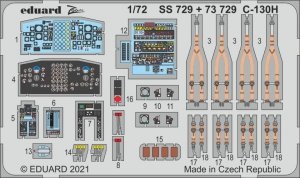 Eduard SS729 C-130H for Zvezda 1/72