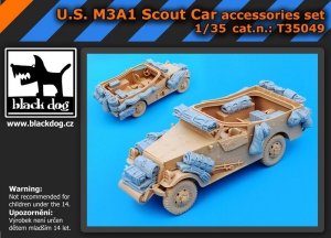 Black Dog T35049 US M3A1 Scout Car 1/35