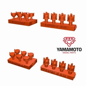 Yamamoto Model Parts YMPTUN70 Zestaw 4 aparatów zapłonowych do 4 cylindrów 1/24