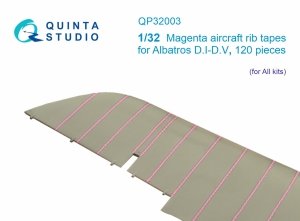 Quinta Studio QP32003 Magenta rib tapes Albatros D.I-D.V (All kits) 1/32