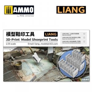 Liang 0402 3D-print Model Shoeprint Tools Modern War ( IDF ) 1/35