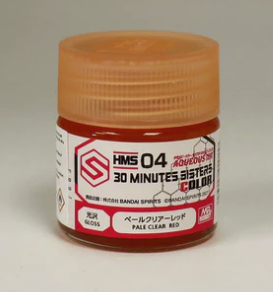 Mr.Color HMS-04 Mr.Aqueous 30 Minutes Sisters Pale Clear Red