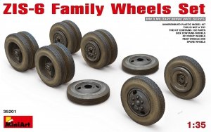 MiniArt 35201 ZIS-6 Family Wheels Set 1:35
