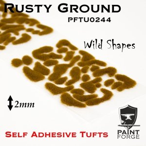 Paint Forge PFTU0244 Tufts: Wild Rusty Ground 2mm