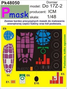 P-Mask PK48050 DORNIER DO17Z-2 (ICM) (1:48)