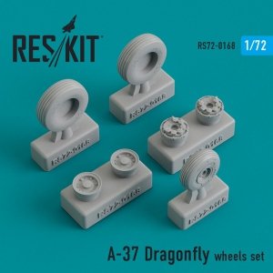 RESKIT RS72-0168 A-37 DRAGONFLY WHEELS SET 1/72
