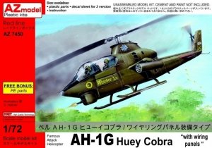 AZmodel AZ7450 Bell AH-1G Huey Cobra w / wiring panels 1/72