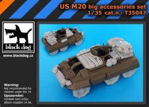 Black Dog T35047 US M 20 big accessories set 1/35