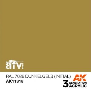 AK Interactive AK11318 RAL 7028 Dunkelgelb (Initial) 17ml