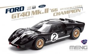 Meng Model RS-003 Ford GT40 Mk.II '66 Champion (pre-coloured) 1/12