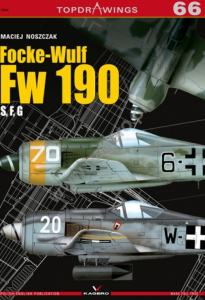 Kagero 7066 Focke-Wulf Fw 190 S, F, G models EN/PL