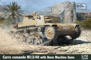 IBG 72129 Carro Comando M13/40 with 8mm Breda Machine Guns 1/72