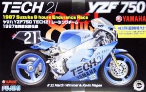 Fujimi 14132 Yamaha YZF 750 Tech 21 1987 Suzuka 8 Hours Endurance Race 1/12