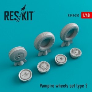 RESKIT RS48-0250 Vampire wheels set type 2 1/48