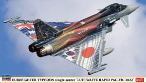 Hasegawa 02430 Eurofighter Typhoon `Luftwaffe Rapid Pacific 2022` single seater 1/72