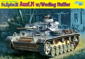 Dragon 6558 Pz.Kpfw.III Ausf.M w/Wading Muffler (1:35)