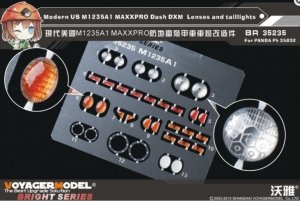 Voyager Model BR35235 US M1235A1 MAXXPRO Dash DXM Lenses and taillights 1/35