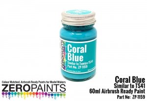Zero Paints ZP-1159 Coral Blue Paint (Similar to TS41) 60ml