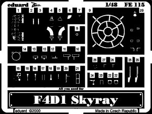 Eduard FE115 F4D-1 Skyray 1/48 Tamiya