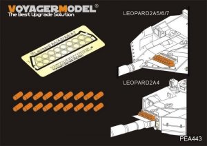 Voyager Model PEA443 Modern German Leopard 2A4/A5/A6/A7 Simulated Main Gun Combat Effectiveness Device for Exercise(GP) 1/35