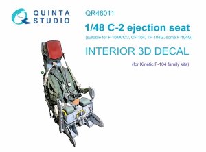 Quinta Studio QR48011 C-2 seat for F-104 family ( Kinetic ) 1/48
