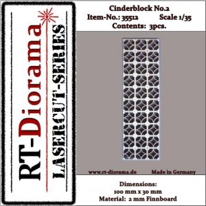 RT-Diorama 35512 Cinderblocks No.2 1/35