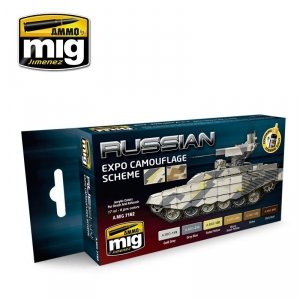 AMMO Mig 7162 RUSSIAN EXPO CAMOUFLAGE SCHEME 6x17ml