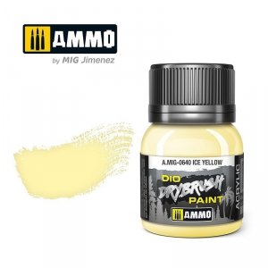 Ammo of Mig 0640 DRYBRUSH Ice Yellow 40ml