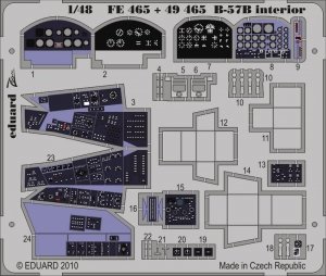 Eduard FE465 B-57B interior S. A. AIRFIX 1/48